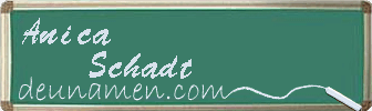 Anica Schadt Visitenkarte